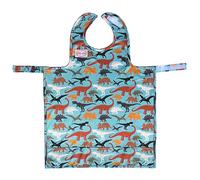 BIB-ON, A New, Full-Coverage Bib and Apron Combination for Infant, Baby, Toddler Ages 0-4. (Dinosaurs)