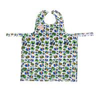 BIB-ON, A New, Full-Coverage Bib and Apron Combination for Infant, Baby, Toddler Ages 0-4. (Elephants)