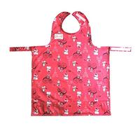 BIB-ON, A New, Full-Coverage Bib and Apron Combination for Infant, Baby, Toddler Ages 0-4. (French Mice)
