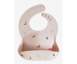 Bib with Spill Pocket in Silicone by MUSHIE multicoloured