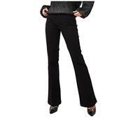 BIBA Women Dolly Flare Jeans Black 14 R