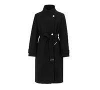 Biba Womens Billie Belted Long Sleeve Mid Length Overcoat