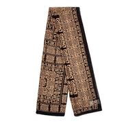 Biba Womens Blair Logo Scarf Black/gold One Size