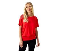 Biba Womens Heat Seal Top Red 14
