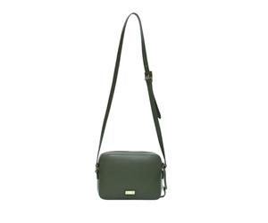 Biba Womens Leather Rachel Cross Body Bag Khaki