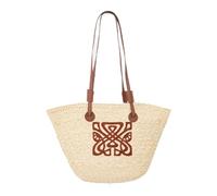 Biba Womens Straw Beach Bag Tan One Size