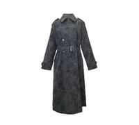 Biba Womens Suedete Trench Long Sleeve Suede Jacket Black 10