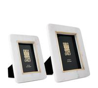 Biba x Tess Daly Lux Photo Frame White 5x7in