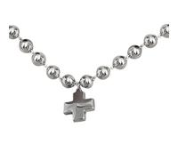 [BIBABLYKE] Adjustable Charm Necklace Jewelry Cross Pendant Gothic Neck Jewelry Trendsetter Religious Jewelry for Religious People