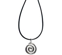 [BIBABLYKE] Goth Black Rope Sunstar Pendant Choker Necklace for Women Niche Elegant Adjustable Chain Simple Design Jewelry Sunstar Pendant Necklace for Women