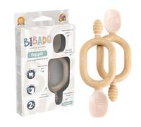 Bibado - Dippit Baby Spoon and Dipper, Mint & Blue (2-Pack) - Soft, Chewable Dipper & Deep Spoon - Two-Hand, Sensory Grip - Baby Weaning Set - Weaning Spoons - Baby Gifts - Baby Essentials - 6 Months+