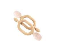 Bibado - Dippit Baby Spoon and Dipper, Fawn (2-Pack) - Soft, Chewable Dipper & Deep Spoon - Two-Hand, Sensory Grip - Baby Weaning Set - Weaning Spoons - Baby Gifts - Baby Essentials - 6 Months+