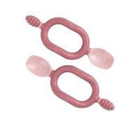 Bibado Dippit Multi Stage Weaning Spoon Two Pack - Blush