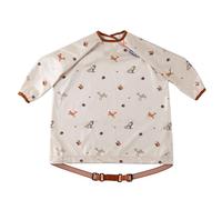 BIBaDO - Long Sleeve Baby Bibs - Babies & Toddlers 6-36 Months - Coverall Baby Weaning Bib - Easy Wipe Clean & Soft Fabric - Attach to Highchair & Tables - Waterproof - Machine Washable - Gifts