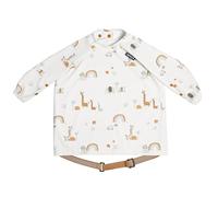 BIBaDO - Long Sleeve Baby Bibs - Babies & Toddlers 6-36 Months - Coverall Baby Weaning Bib - Easy Wipe Clean & Soft Fabric - Attach to Highchair & Tables - Waterproof - Machine Washable - Baby Gifts