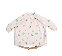 BIBaDO - Long Sleeve Baby Bibs - Babies & Toddlers 6-36 Months - Coverall Baby Weaning Bib - Easy Wipe Clean & Soft Fabric - Attach to Highchair & Tables - Waterproof - Machine Washable - Baby Gifts