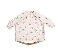 Bibado Coverall Weaning Bib George Pig, Cream