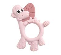 Bibado - Dotty The Dinosaur Teething Toys, Mist - Multi-Sensory Teether - BPA Free Baby Toy - Strengthen Mouth Muscles & Learn Feeding - Dentist Approved - Baby Essentials & Baby Toys - 3 Months+
