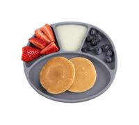 BIBaDO Silicone Baby Plates - Baby Weaning Essentials Stay Put Suction