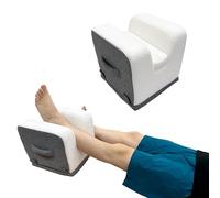 bibahala Knee Replacement Pillow - 4 Adjustable Heights for Full Straight-Leg Extension - Post Surgery Recovery Equipment with Handle - Leg Elevation Wedge for ACL Surgery, Hip & Knee Rehab