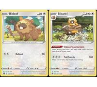 Bibarel 121/172 - Brilliant Stars - Rare - Pokemon Evolution 2 Card Lot