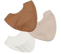 Bibbilyboo Waterproof Baby Dribble Bib, Neutral 3 Pack, 0-2 Years - Highly Absorbent & Naturally Antibacterial - Adjustable, Waterproof & Breathable Fabric - Award Winning Teething Bibs
