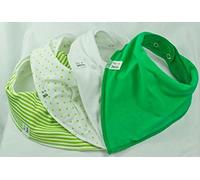 Bibbles Bandana Bibs - Green On Me 4 Pack