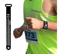 BibBoards Marathon Pace Band Full Marathon 3:50 - Your Personal Pace Coach for Races, Training - Waterproof, Lightweight Race Pace Band to Crush Goals - Running Accessories for Half & Full Marathons