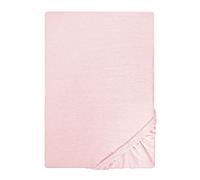 Biberna 77155/001/040 Jersey Stretch Fitted Bed Sheet, rose, 90 x 190 cm - 100 x 200 cm
