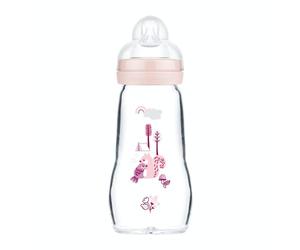 Biberon 1er âge rose 260 ml