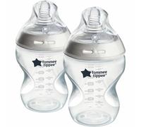 Biberons - TOMMEE TIPPEE - NATURAL START - 260 ml - Anti-colique - Tétine imitant la forme du sein - Lot de 2