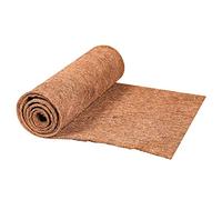 Bibest Coconut Liner Sheet, Coco Roll for Hanging Baskets Garden Wall Patio Planter Flower Pot Mat Fibre Pots, Ideal Carpet, Baskets, Troughs, Containers, 25*100*0.4CM