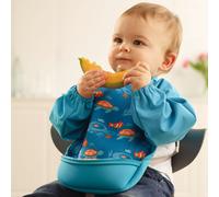Bibetta UltraBib with sleeves - feeding weaning waterproof bibs with sleeves