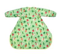 Bibetta Wipeezee Premium Baby Weaning Bibs With Sleeves For 6 month+, Waterproof Coverall Bibs for Baby, Toddler, Boy, Girl | UK Design Eco Friendly & Durable Wipeable Bib for Highchair Baby Feeding