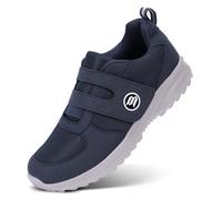 BibHoly Diabetic Shoes for Women Men Extra Wide Fit Trainers Easy Close Orthopedic Shoes for Swollen Feet Plantar Fasciitis Lightweight Walking Sneakers with Adjustable Strap