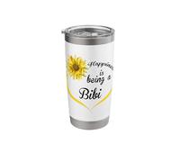 Bibi Design: Happiness is Being A Bibi Stainless Steel Insulated Tumbler