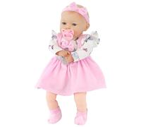 Bibi Doll 18" Baby Girl Doll with Dummy & Sounds - Lifelike, Soft Body, Elephant Themed Outfit, Realistic Toy for Girls & Boys Aged 18 Months+