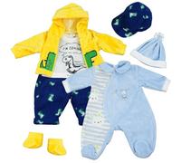 Bibi Doll 20" Baby Doll Clothes Set Of 2 Reborn Outfits Dinosaur Jacket & Bunny Jumpsuit