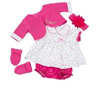 Bibi Doll - 20" Reborn Doll Clothes Age 3+ Suitable for 20" Baby Doll Boy Girl Dress Outfit Christmas Birthday Gift (Hot Pink Girl Outfit)