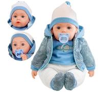 Bibi Doll Baby Doll Boy 20" Lifelike Soft Body With Sounds & Dummy - Space Bibi Doll Toy