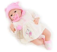 BiBi Doll Bibi Realistic Reborn Sleeping Baby Doll Girl 20 Inches Dummy And Bottle Toy