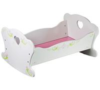 Bibi Doll - Dolls Wooden Rocking Cradle Cot Bed Doll Furniture Set For Baby Dolls and Reborn (Cradle)