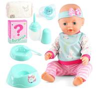 Bibi Doll Interactive Baby Girl Doll With Accessories Cry & Drink & Wet Gift For Kids