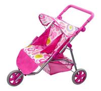 Bibi Doll Twin Doll Pink Stroller Bibi Doll Pretend Play Baby Doll Buggy Dolls Accessories