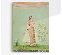 Bibi Ferzana | Antique Southeast Asian Art, Vintage Print, India, Mughal Wall Art, Indian Watercolour Painting, Poster, Artwork, Pictures