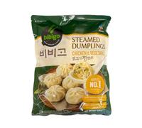 Bibi-go Steamed Dumplings 560G Filled With Chicken And Vegetables, Juicy Filling In A Tender Wrapper Quick Frozen Product Of Korea Pack Of 1