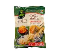 Bibi-go's Kimchi Chicken Dumplings Frozen Korean Style Snack Tangy Spicy Filling Origin Korea 600g Pack Of 1