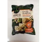 Bibi-go's Pork Vegetable Gyoza Dumplings Frozen Fry Dumpling Authentic Taste Origin Korea 600g Pack Of 2