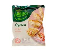 Bibi-go's Shrimp Gyoza Dumplings Frozen Seafood Appetizer Authentic Korean Flavour Origin Korea 400g Pack Of 2