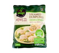 Bibi-go's Steamed Chicken Coriander Dumplings Frozen Asian Appetizer Microwave Ready Origin Korea 560g Pack Of 1